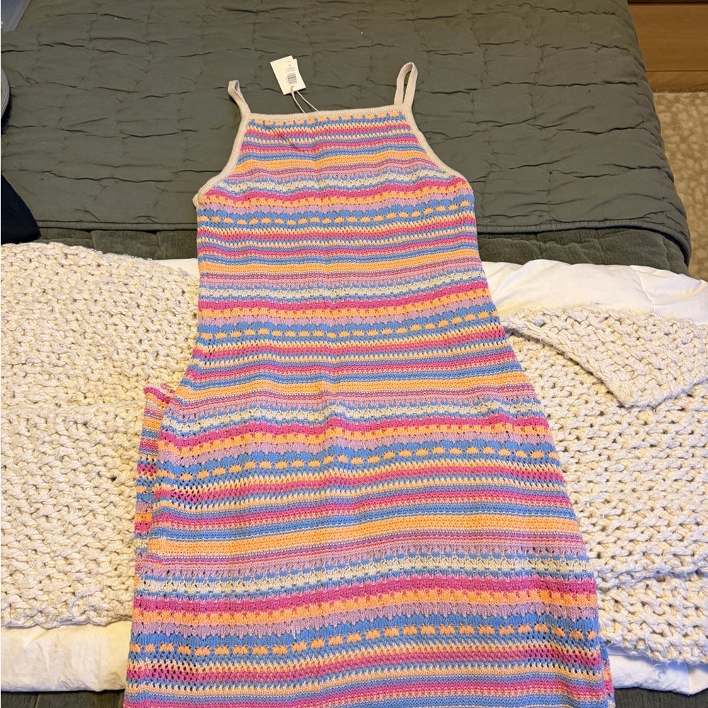 Z Supply Multicolor Striped Kids Dress